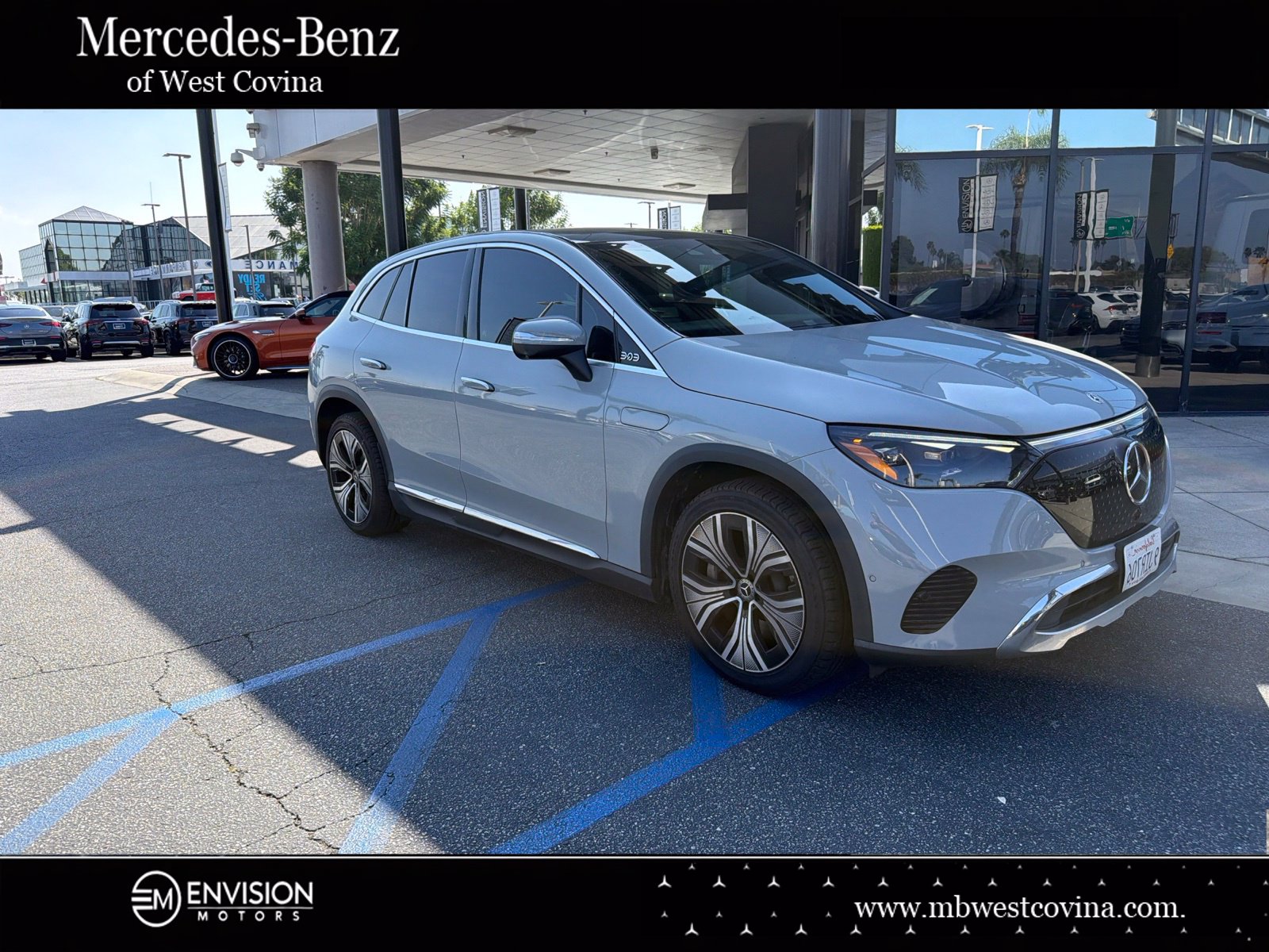 Certified 2023 Mercedes-Benz EQE SUV Base with VIN 4JGGM2BB6PA027894 for sale in West Covina, CA