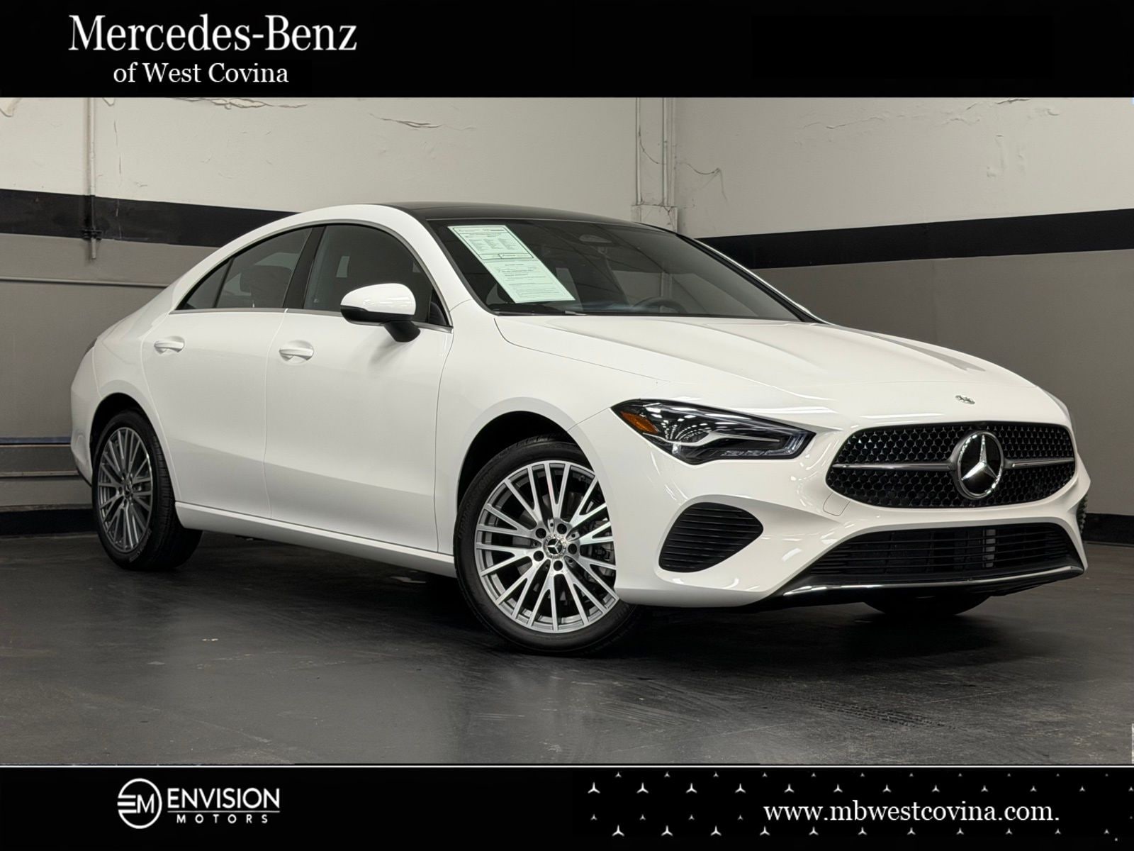 Polar White 2026 Mercedes-Benz CLA Coupe All-Wheel Drive 8-Speed Dual Clutch