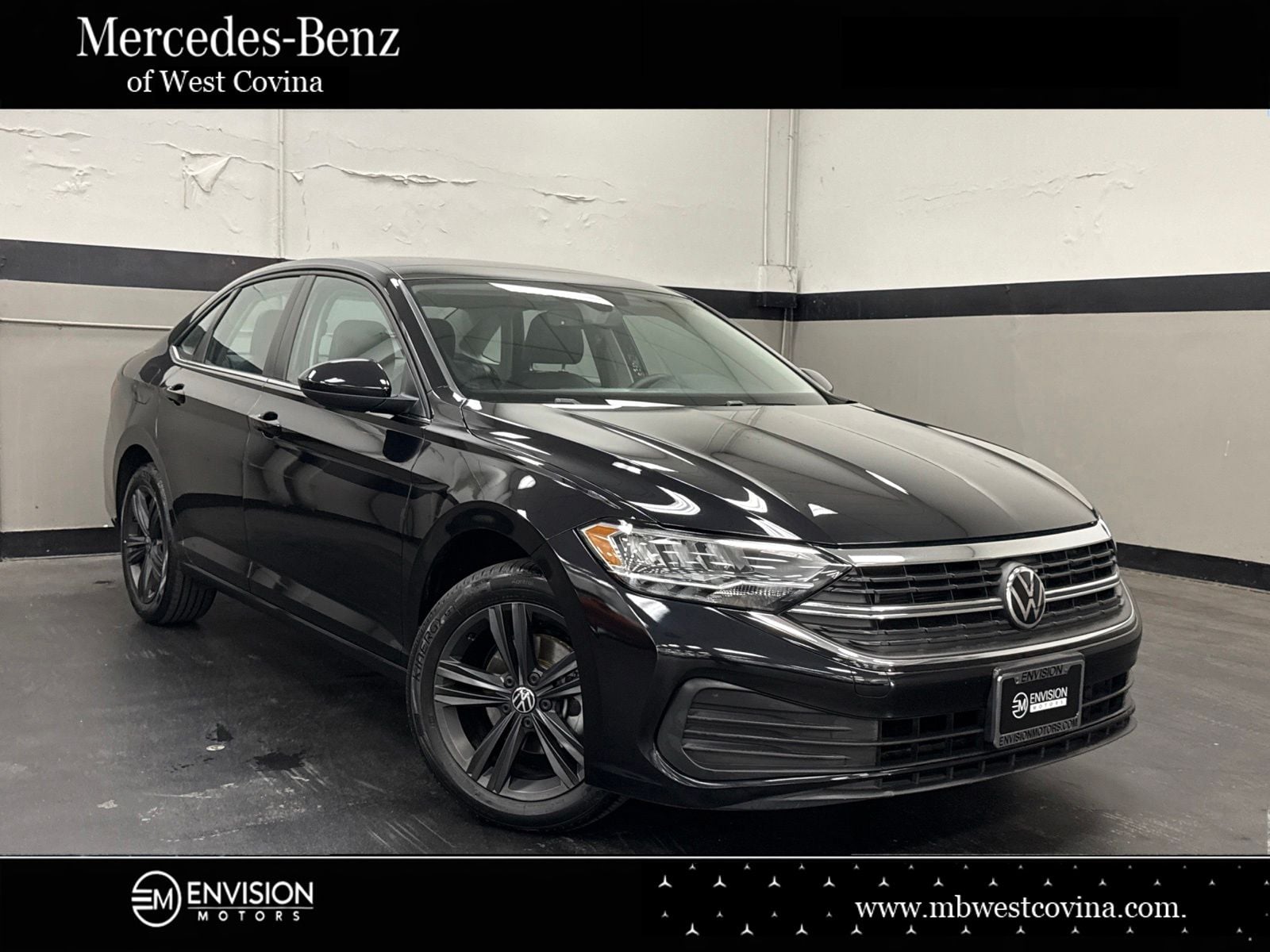 Used 2022 Volkswagen Jetta SE with VIN 3VW7M7BU9NM007686 for sale in West Covina, CA