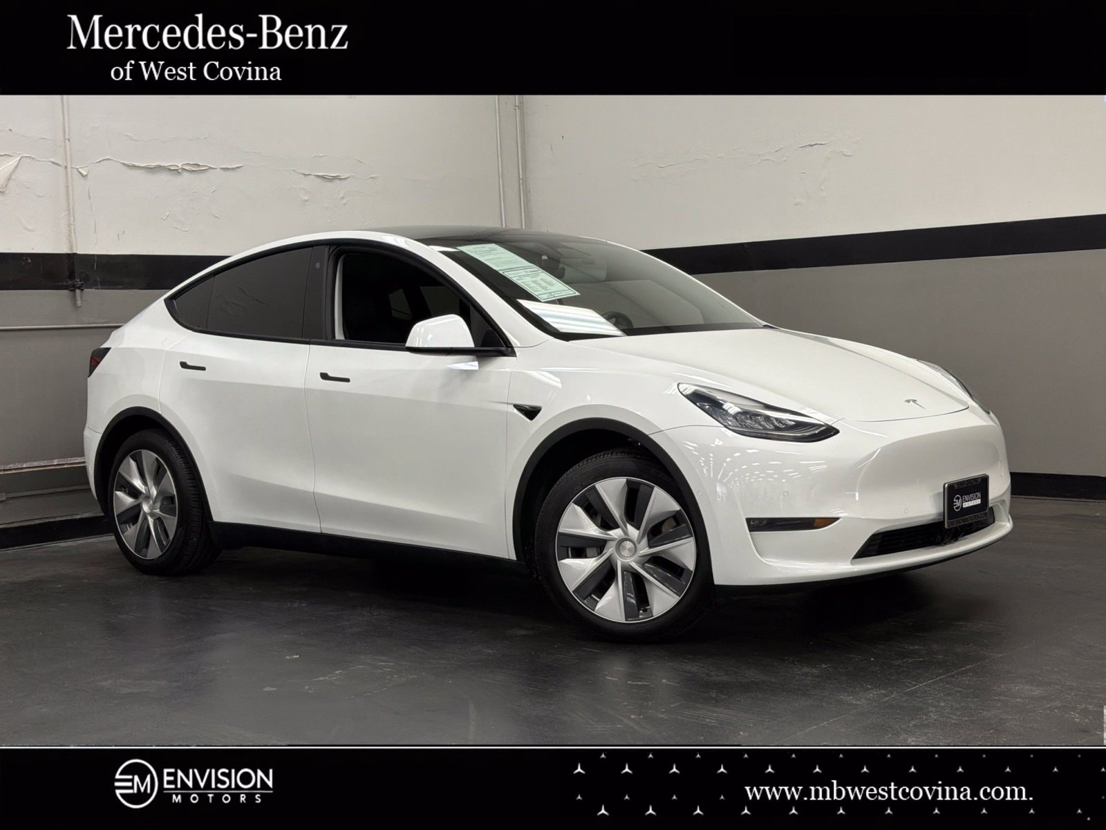 Used 2020 Tesla Model Y Long Range with VIN 5YJYGDEE7LF032136 for sale in West Covina, CA