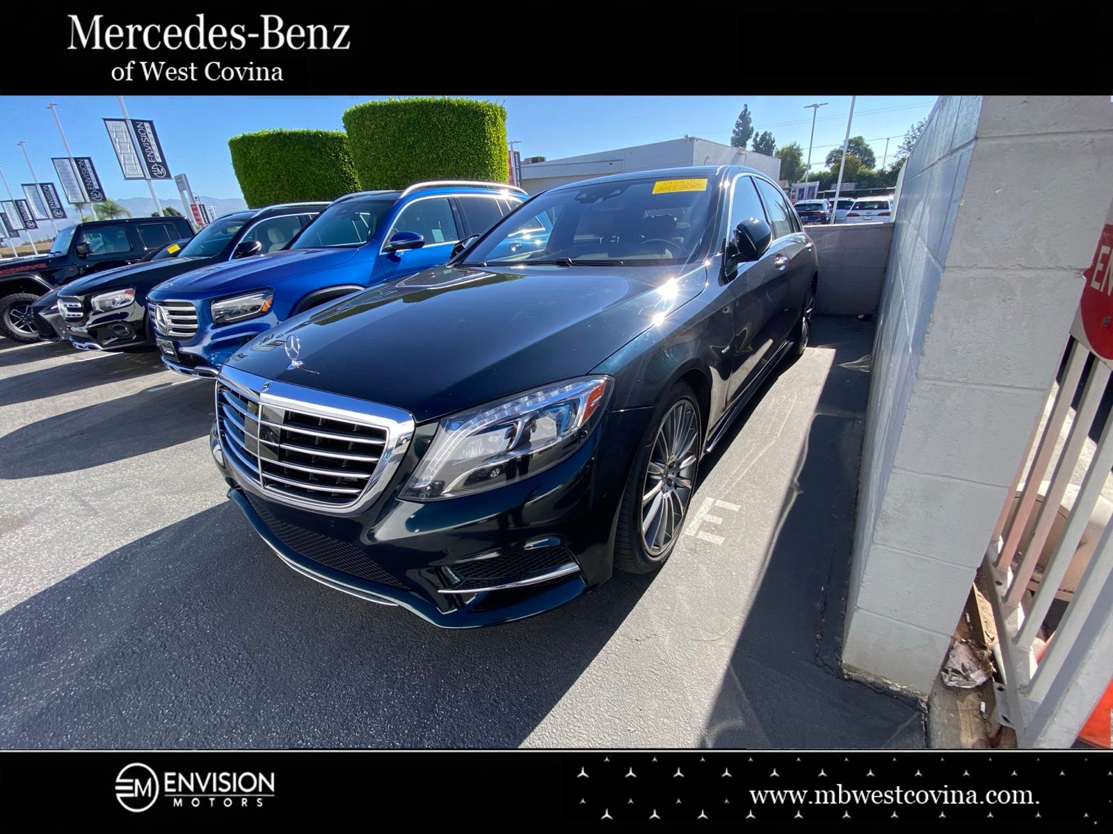 Emerald Green 2017 Mercedes-Benz S-Class Sedan Rear-Wheel Drive 7-Speed Automatic