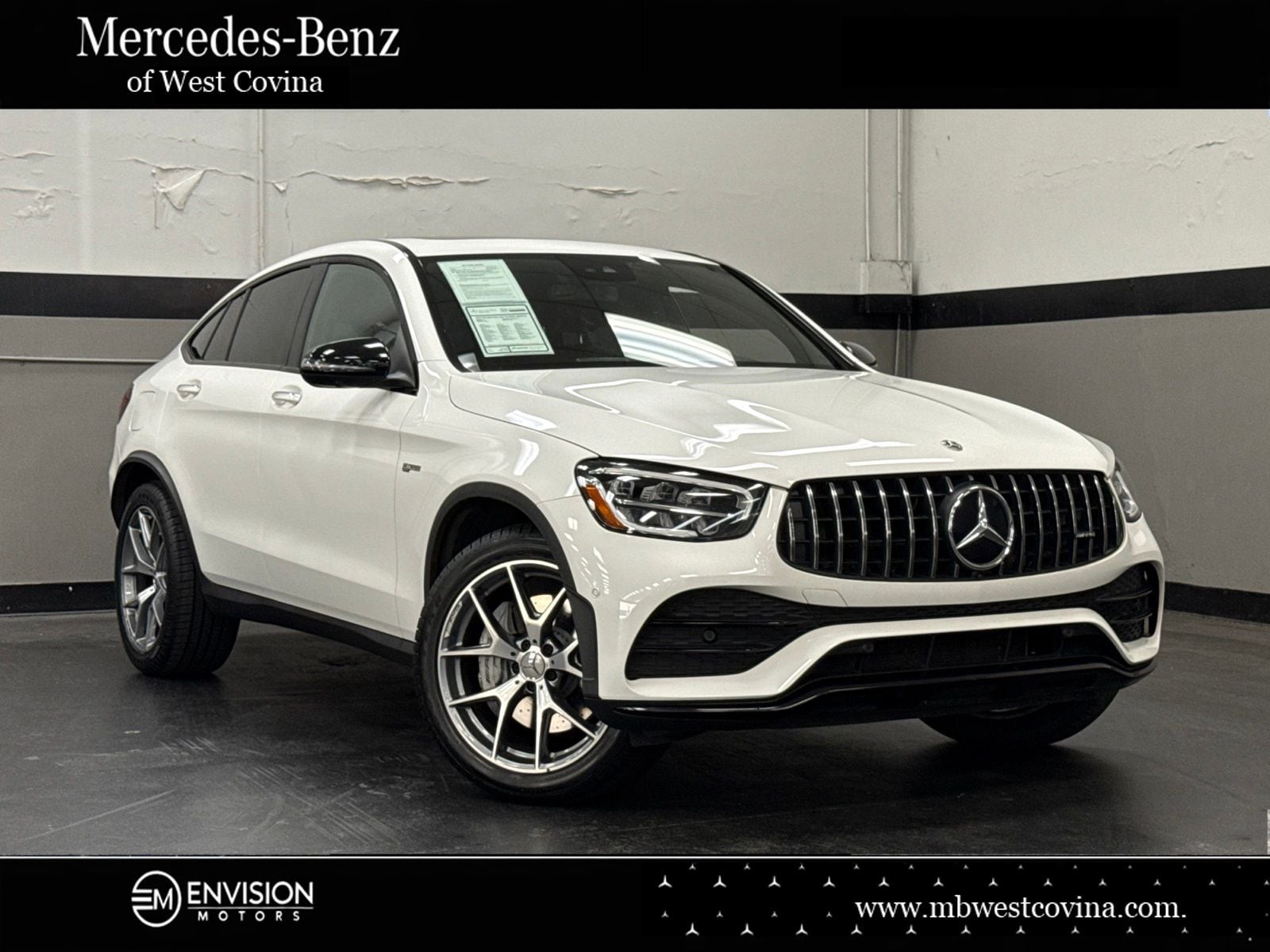 Polar White 2022 Mercedes-Benz GLC Coupe All-Wheel Drive 9-Speed Automatic