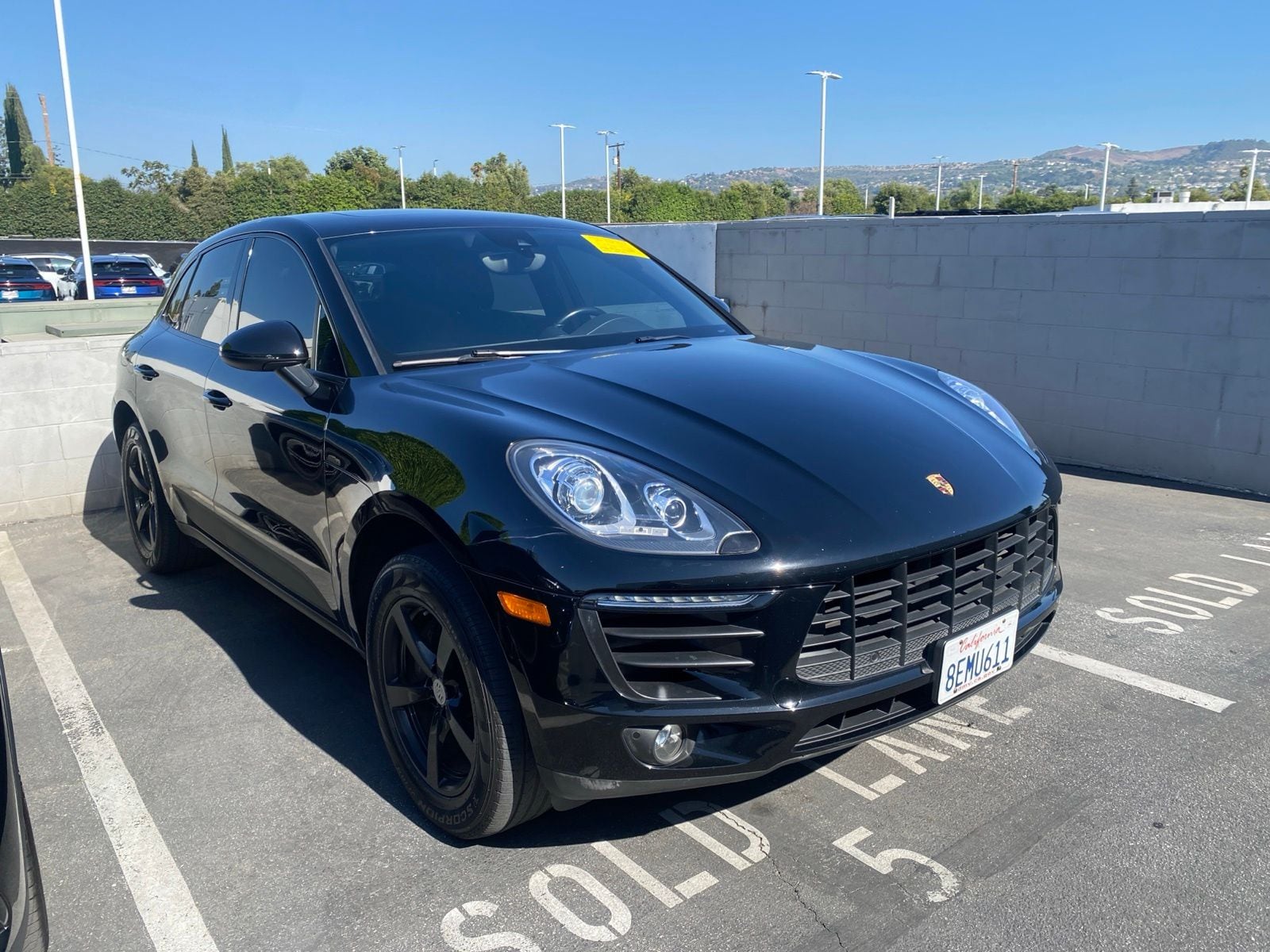 Used 2018 Porsche Macan Base with VIN WP1AA2A55JLB09155 for sale in West Covina, CA