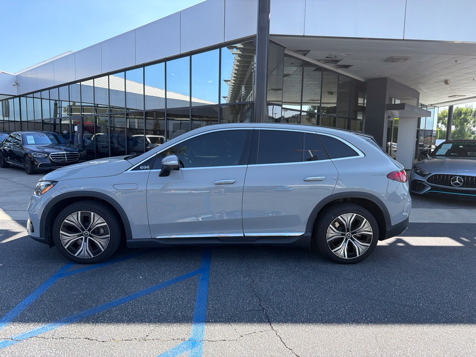 Certified 2023 Mercedes-Benz EQE SUV Base with VIN 4JGGM2BB6PA027894 for sale in West Covina, CA