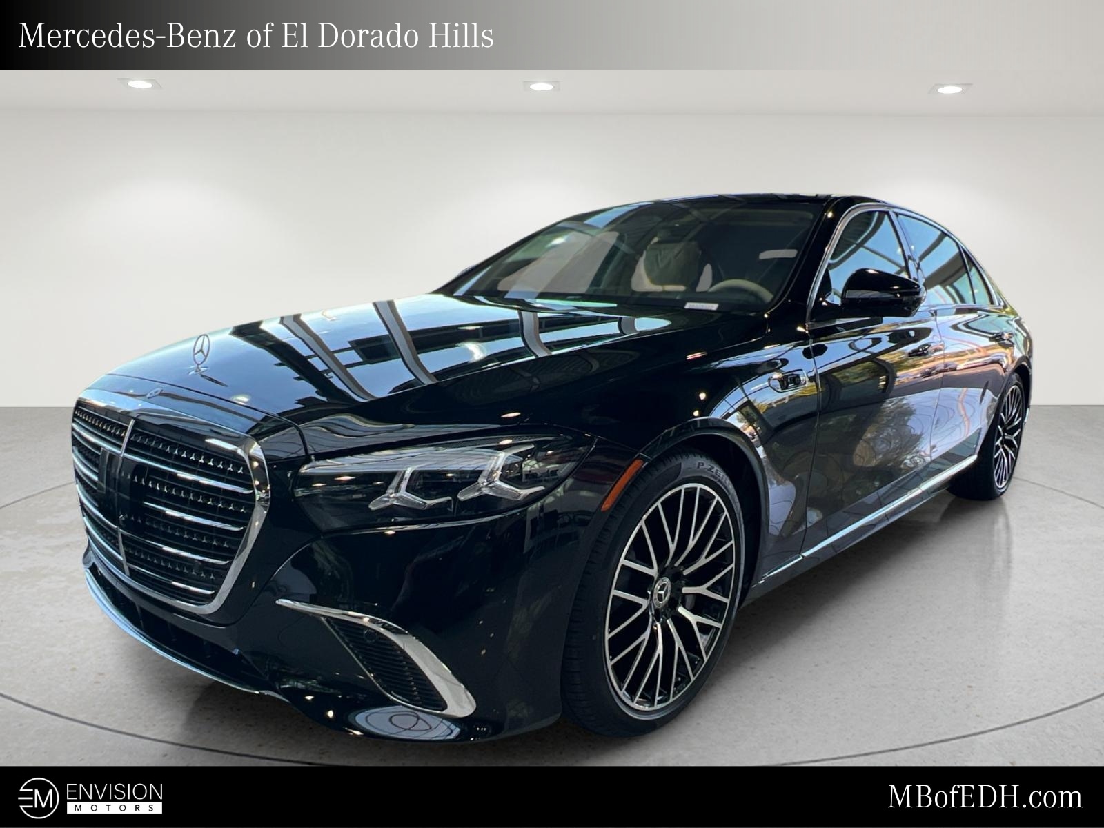 Black 2027 Mercedes-Benz S-Class Sedan All-Wheel Drive 9-Speed Automatic