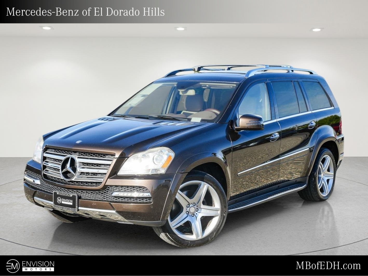 Used 2012 Mercedes-Benz GL-Class GL550 with VIN 4JGBF8GE9CA782431 for sale in El Dorado Hills, CA