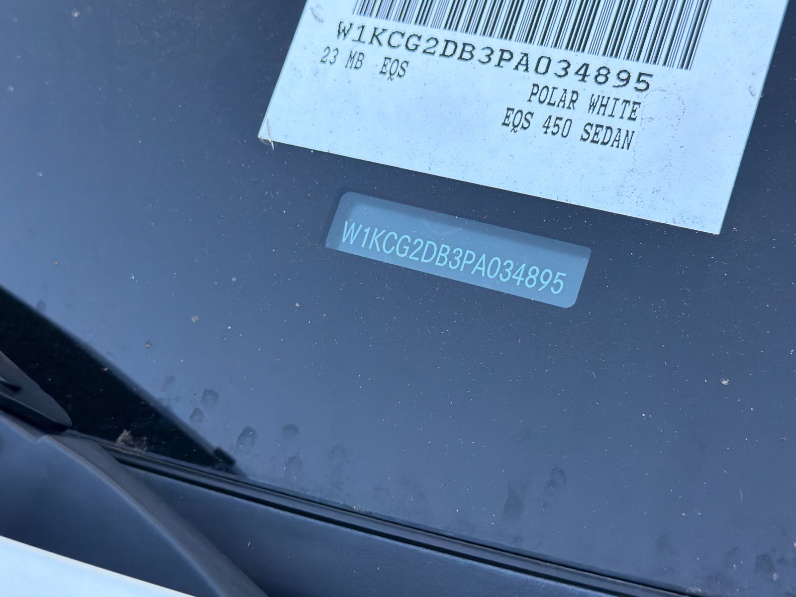 Certified 2023 Mercedes-Benz EQS Base with VIN W1KCG2DB3PA034895 for sale in El Dorado Hills, CA