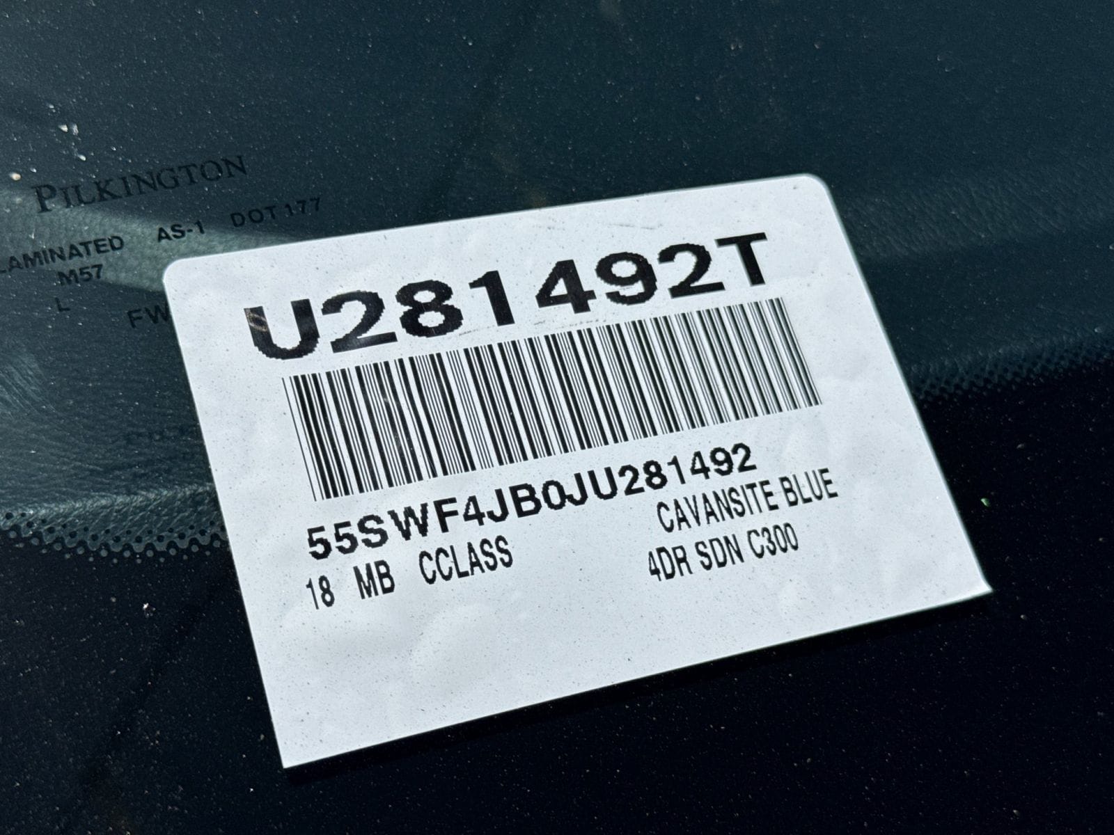 Used 2018 Mercedes-Benz C-Class Sedan C300 with VIN 55SWF4JB0JU281492 for sale in Escondido, CA