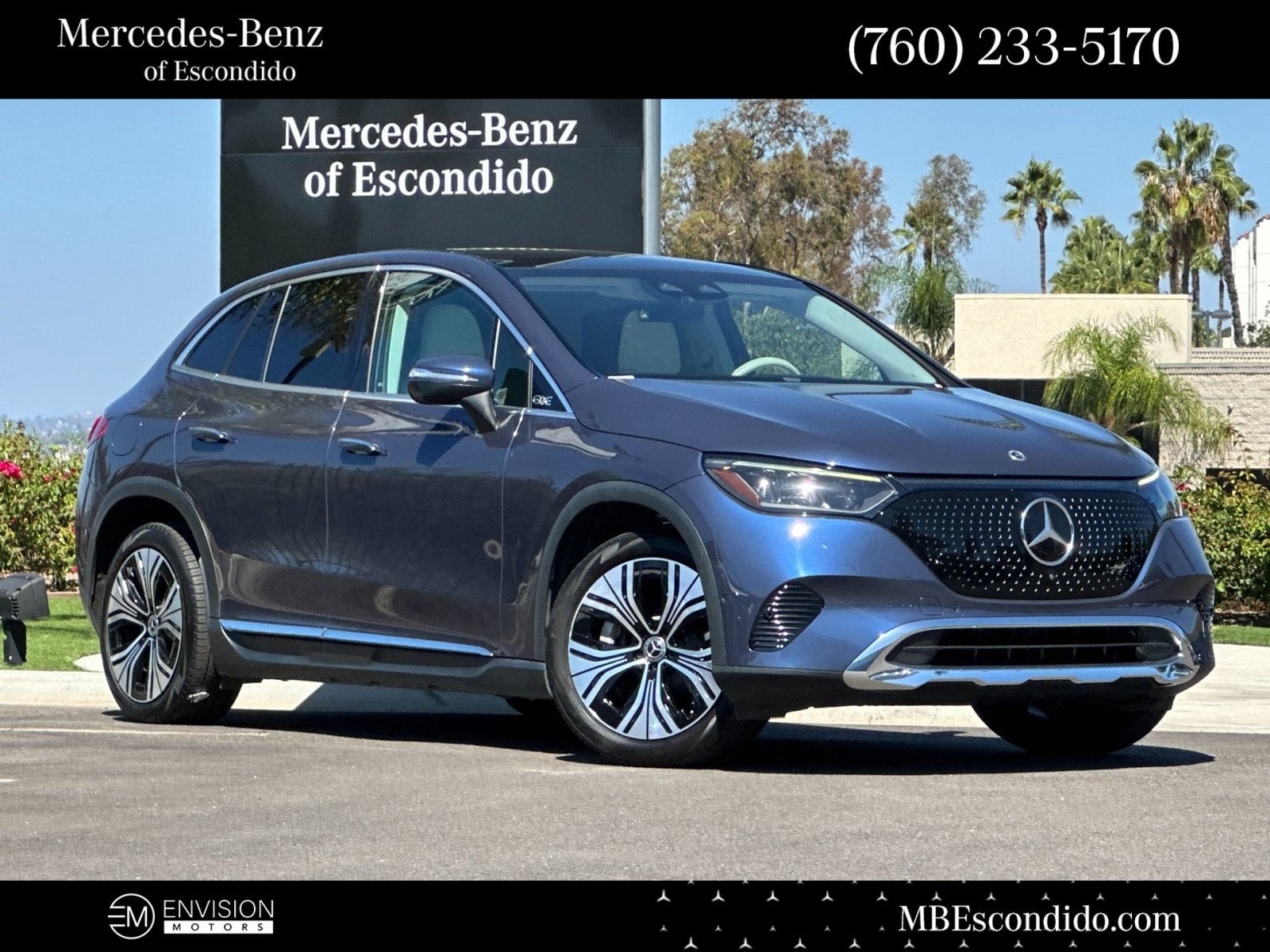 Certified 2023 Mercedes-Benz EQE SUV Base with VIN 4JGGM1CB0PA001123 for sale in Escondido, CA