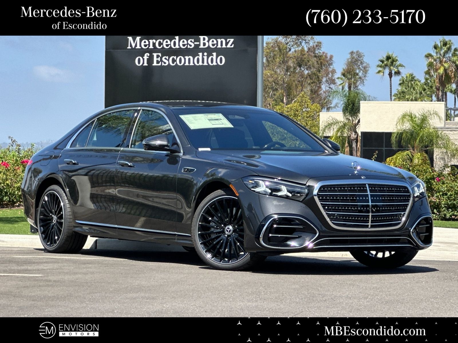 Gray (Graphite) 2027 Mercedes-Benz S-Class Sedan All-Wheel Drive 9-Speed Automatic
