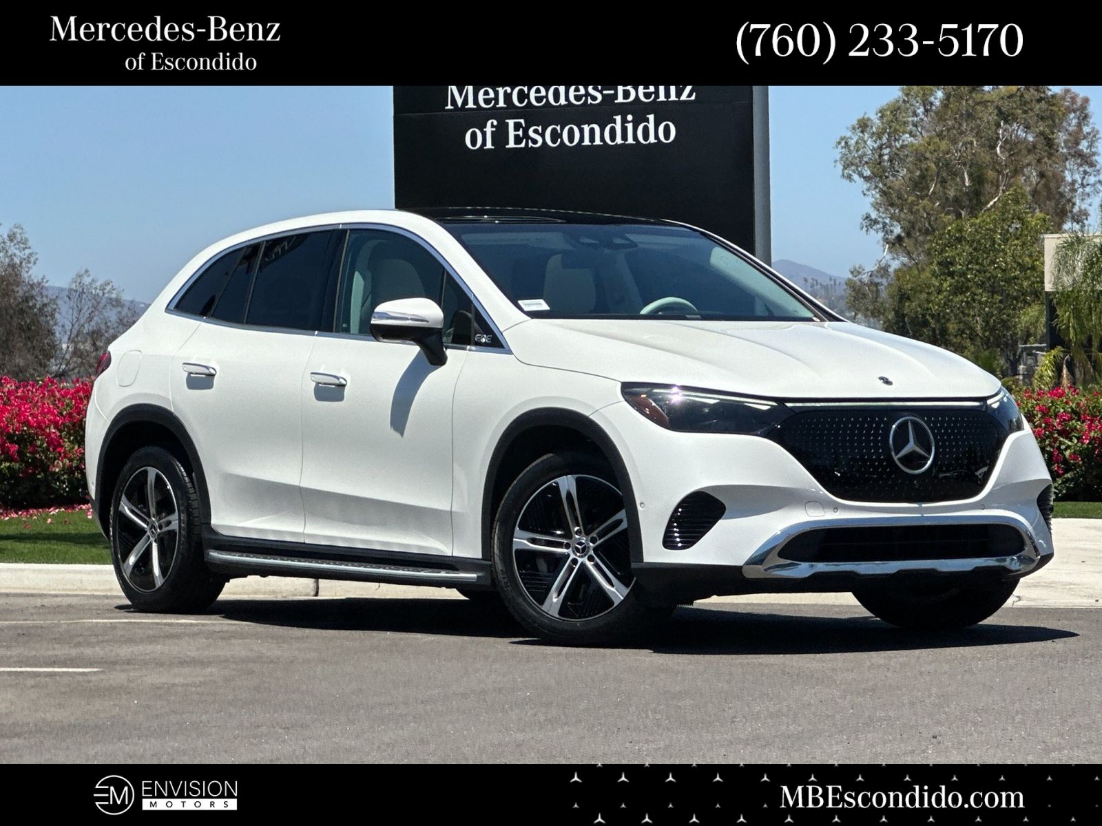 Certified 2023 Mercedes-Benz EQE SUV Base with VIN 4JGGM2BB4PA016005 for sale in Escondido, CA