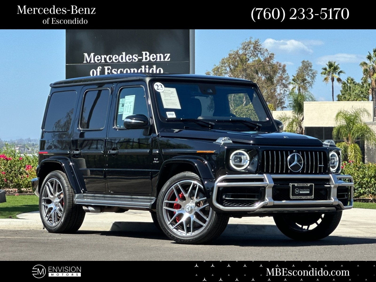 Obsidian Black 2023 Mercedes-Benz G-Class SUV / Crossover All-Wheel Drive 9-Speed Automatic