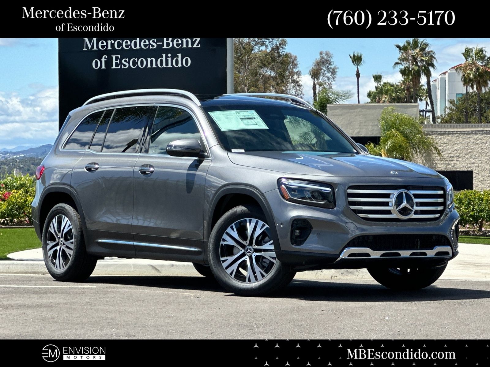 Mountain Gray 2026 Mercedes-Benz GLB SUV / Crossover All-Wheel Drive 8-Speed Dual Clutch