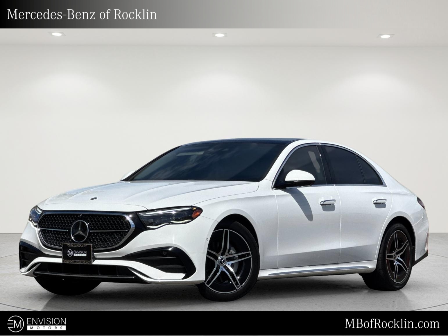 Polar White 2025 Mercedes-Benz E-Class Sedan All-Wheel Drive 9-Speed Automatic