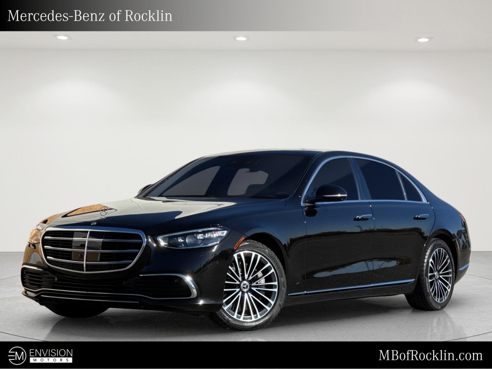 Onyx  Black Metallic 2023 Mercedes-Benz S-Class Sedan All-Wheel Drive 9-Speed Automatic