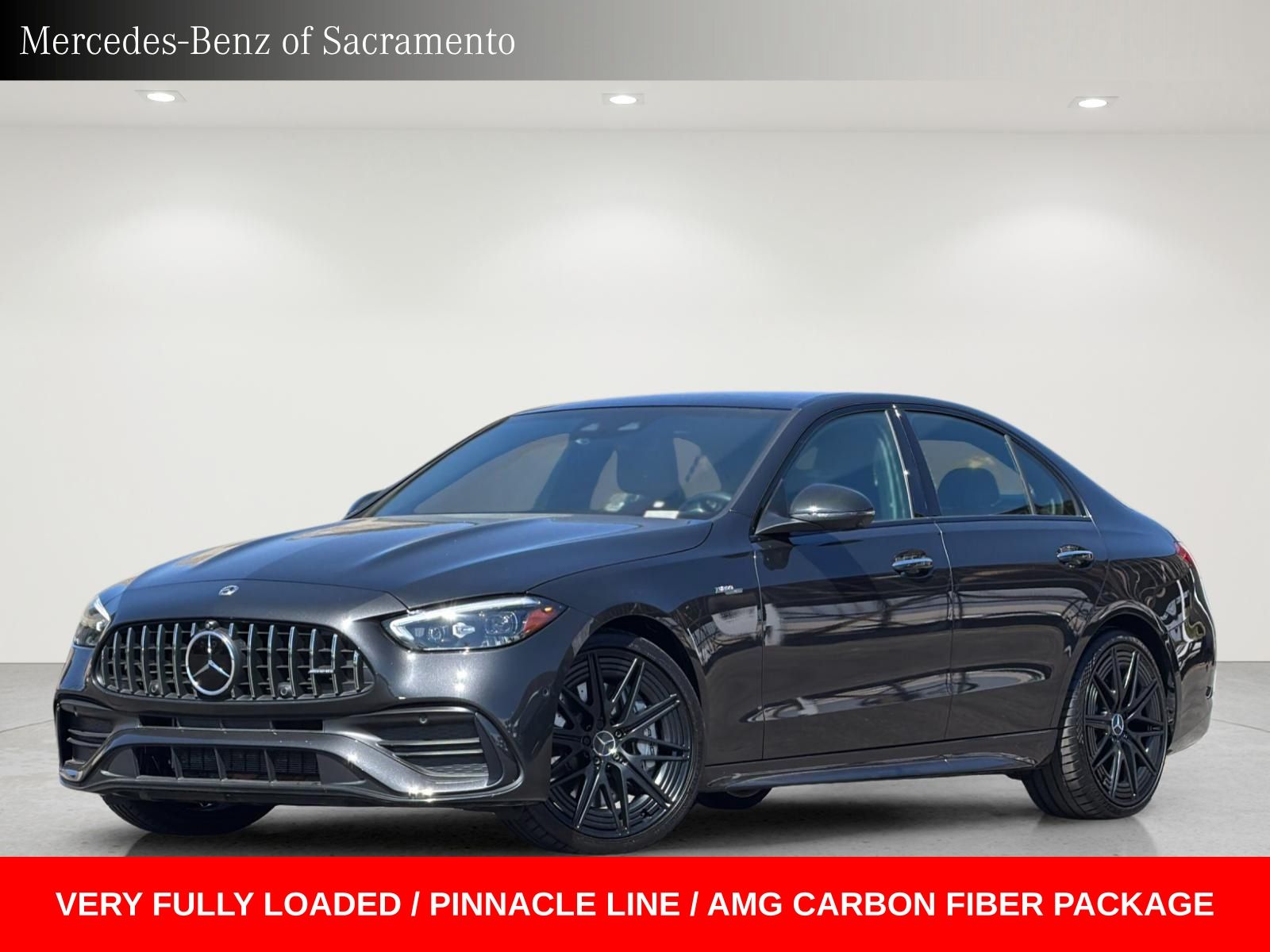 Graphite Gray Metallic 2023 Mercedes-Benz C-Class Convertible All-Wheel Drive 9-Speed Automatic