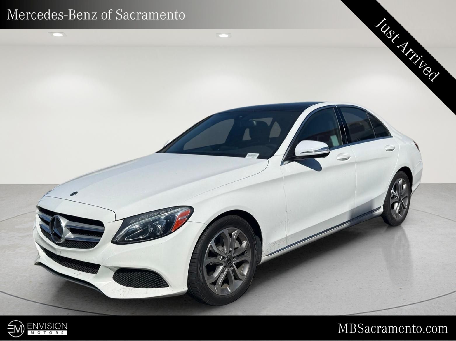 Polar White 2018 Mercedes-Benz C-Class Sedan Rear-Wheel Drive 9-Speed Automatic