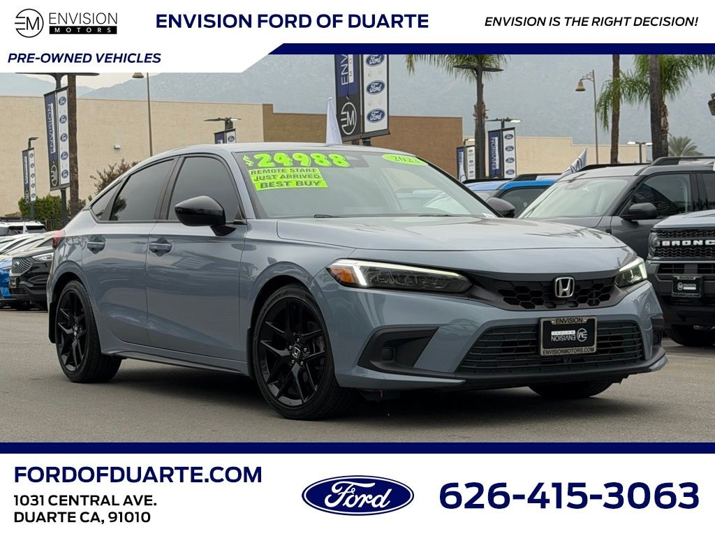Certified 2023 Honda Civic Sport Hatchback