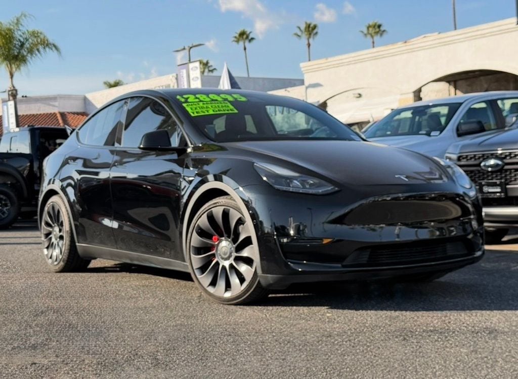 Used 2022 Tesla Model Y Performance with VIN 7SAYGDEF6NF349338 for sale in Duarte, CA