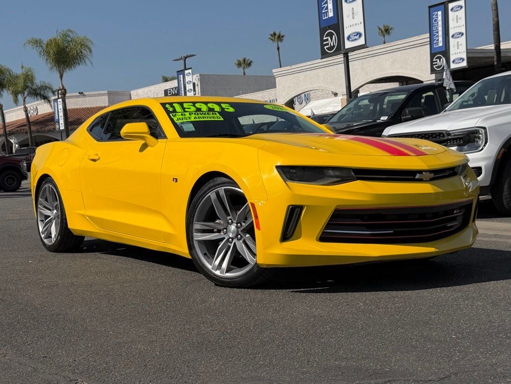 Used 2017 Chevrolet Camaro 1LT with VIN 1G1FB1RS6H0196013 for sale in Duarte, CA