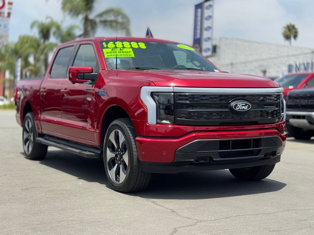 Certified 2024 Ford F-150 Lightning Platinum with VIN 1FT6W7L79RWG05784 for sale in Duarte, CA