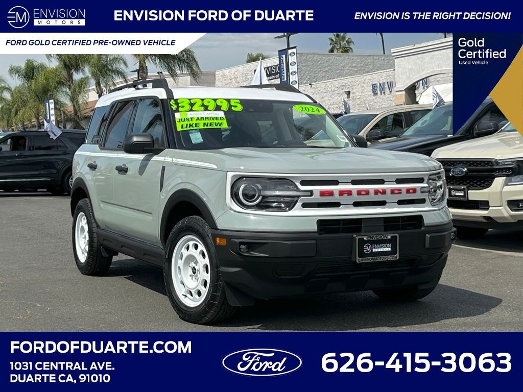 Certified 2024 Ford Bronco Sport Heritage SUV