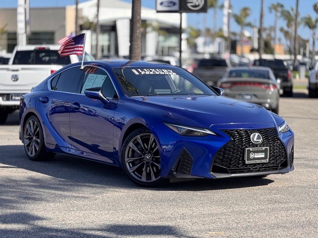 Used 2021 Lexus IS 350 F SPORT with VIN JTHGZ1B27M5041399 for sale in Oxnard, CA