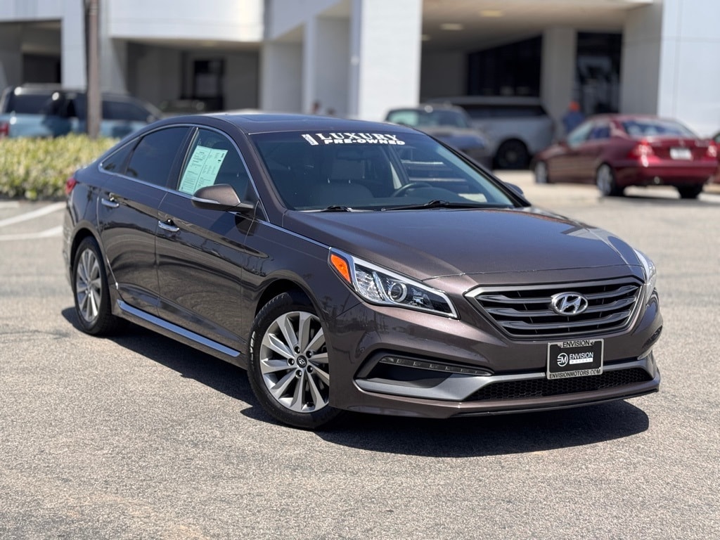 Used 2016 Hyundai Sonata Sport with VIN 5NPE34AF5GH381963 for sale in Oxnard, CA