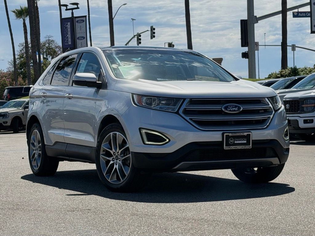 Used 2015 Ford Edge Titanium with VIN 2FMTK3K98FBC39951 for sale in Oxnard, CA