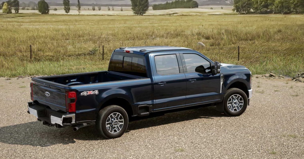2025 Ford F-250 with a long bed and double cab