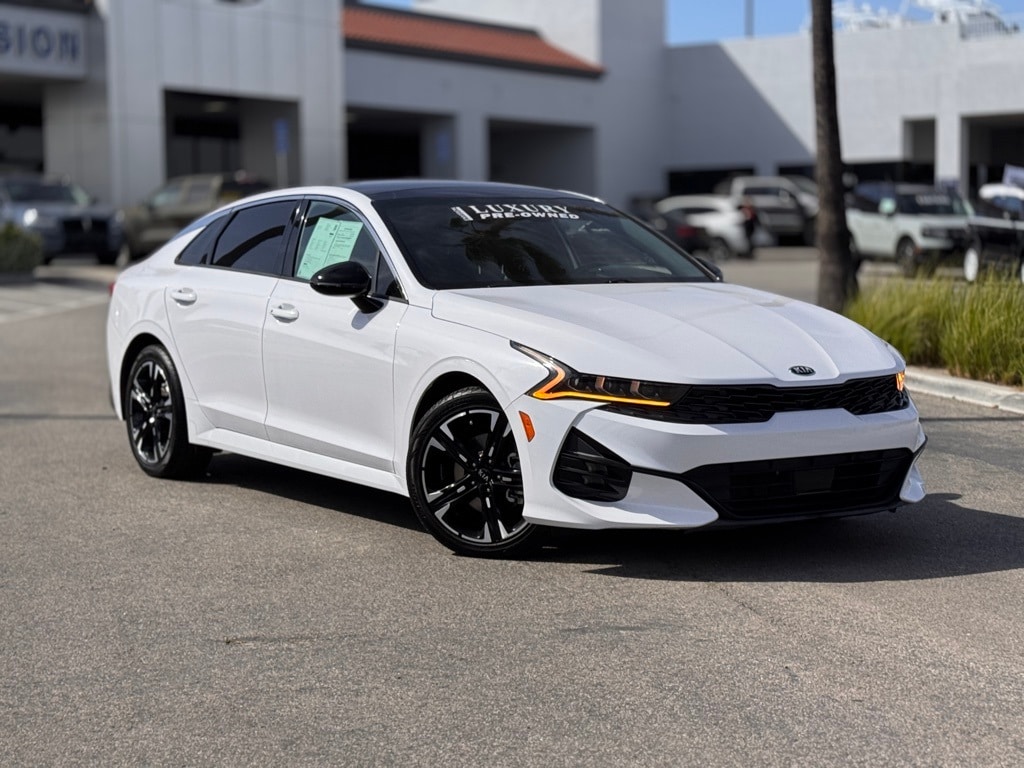 Used 2021 Kia K5 GT-Line with VIN 5XXG64J24MG053745 for sale in Oxnard, CA