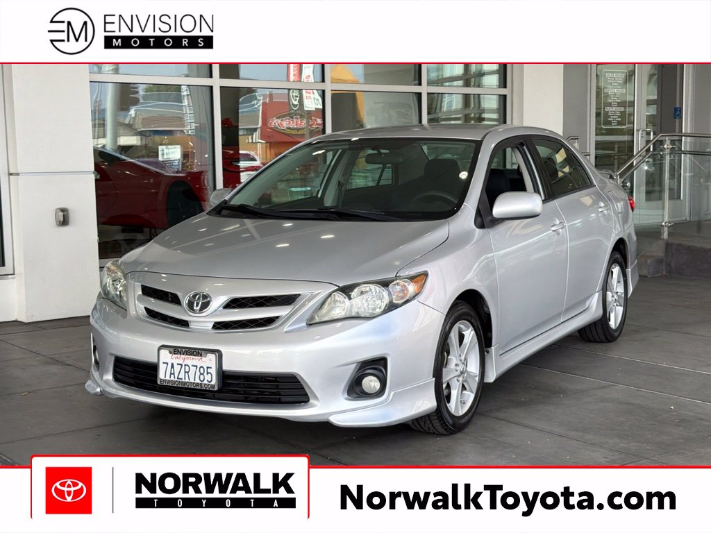 Used 2013 Toyota Corolla S with VIN 5YFBU4EE8DP211225 for sale in Norwalk, CA