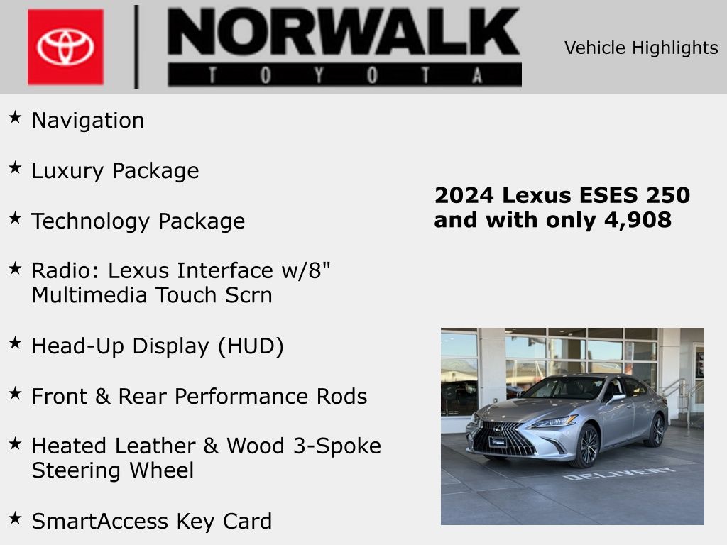 2024 Lexus ES 250 - Photo 10