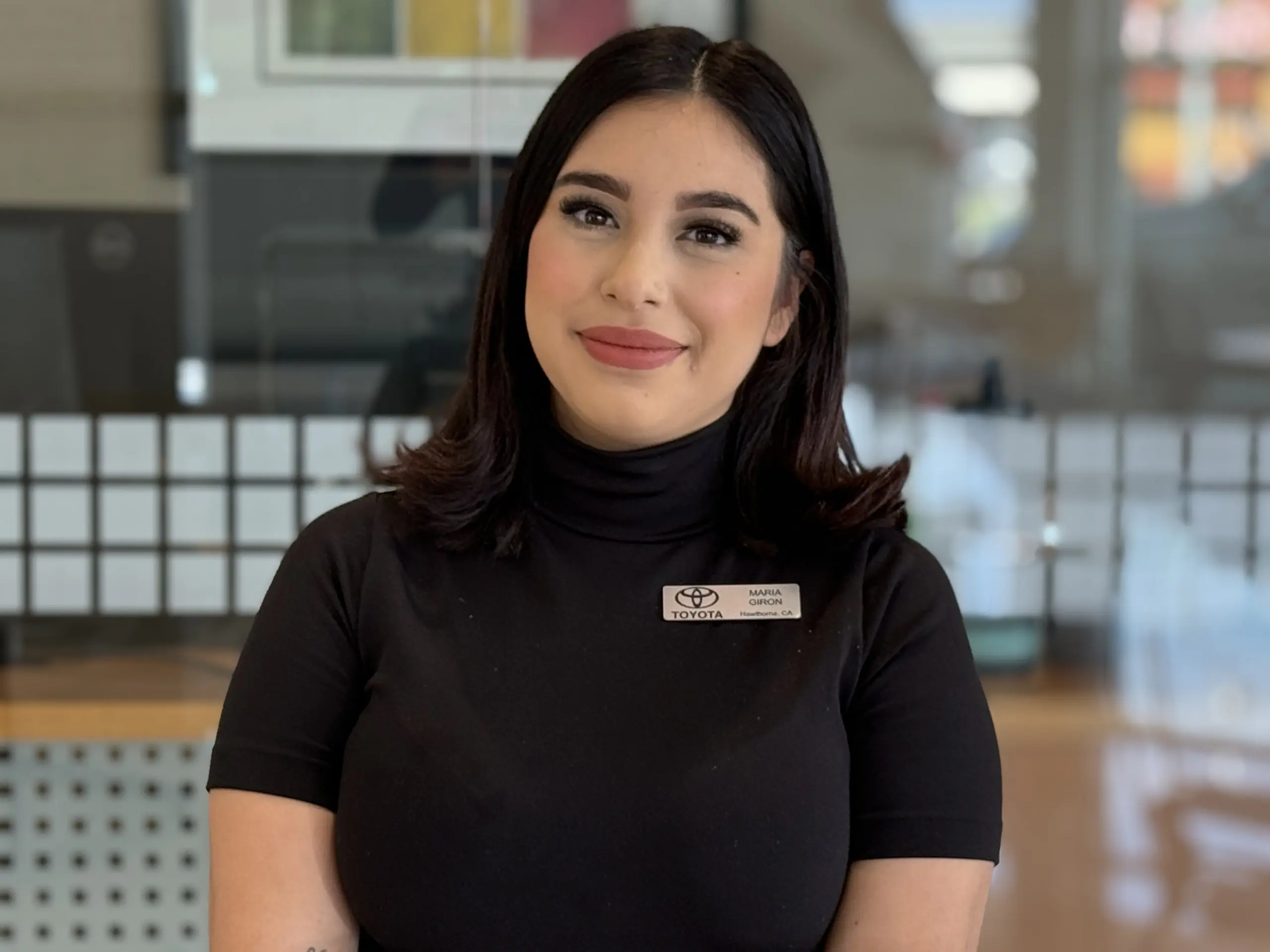 Staff member Maria Giron from ID_f6f08a
