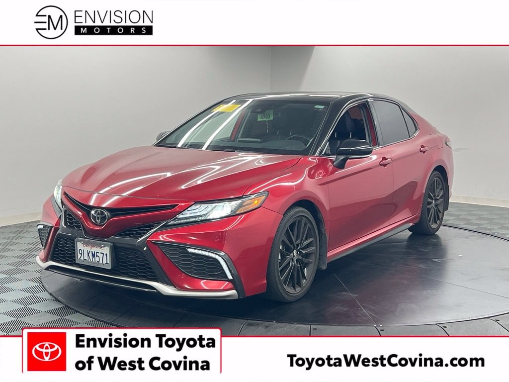 Supersonic Red/Midnight Black Metallic 2024 Toyota Camry Sedan Front-Wheel Drive 8-Speed Automatic