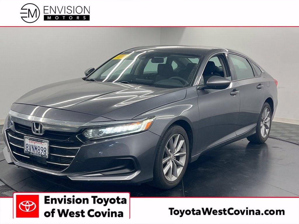 Used 2021 Honda Accord LX with VIN 1HGCV1F19MA020074 for sale in West Covina, CA