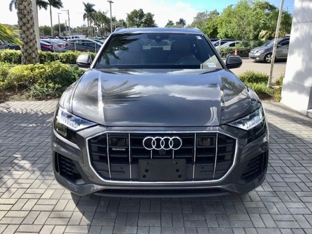 Used 2019 Audi Q8 Premium Plus with VIN WA1BVAF18KD018574 for sale in Burlington, VT