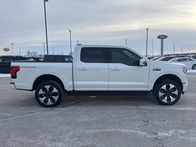 Certified 2024 Ford F-150 Lightning Platinum with VIN 1FT6W7L75RWG29662 for sale in Random Lake, WI