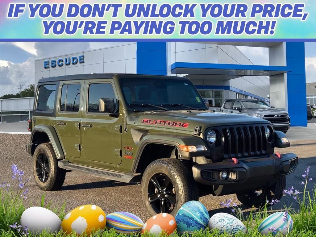 Used 2021 Jeep Wrangler Unlimited Sahara Altitude