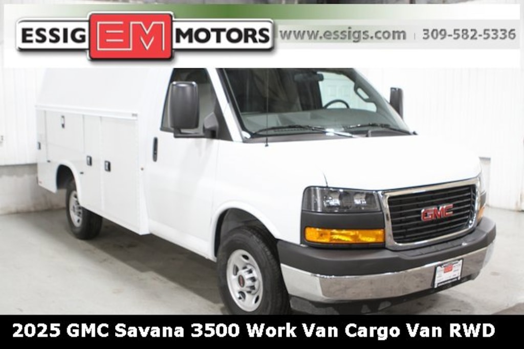New 2025 GMC Savana Cutaway 3500 1WT Cutaway Van