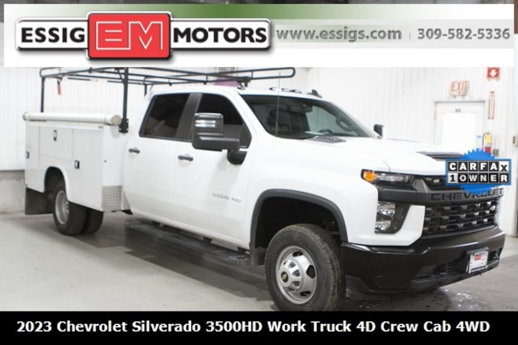 Used 2023 Chevrolet Silverado 3500 HD Chassis Work Truck Truck Crew Cab