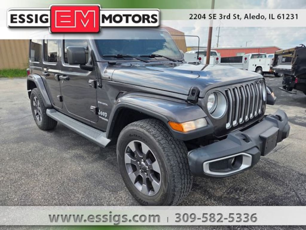 Used 2018 Jeep Wrangler Unlimited Sahara 4x4 SUV