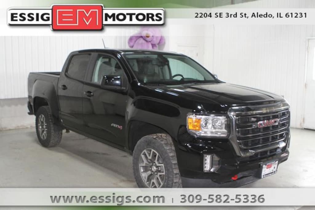 Used 2022 GMC Canyon AT4 w/Leather Truck Crew Cab