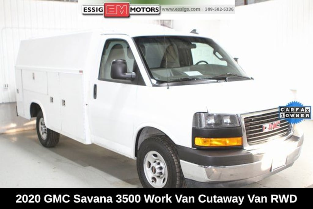 Used 2020 GMC Savana Cutaway Work Van Truck