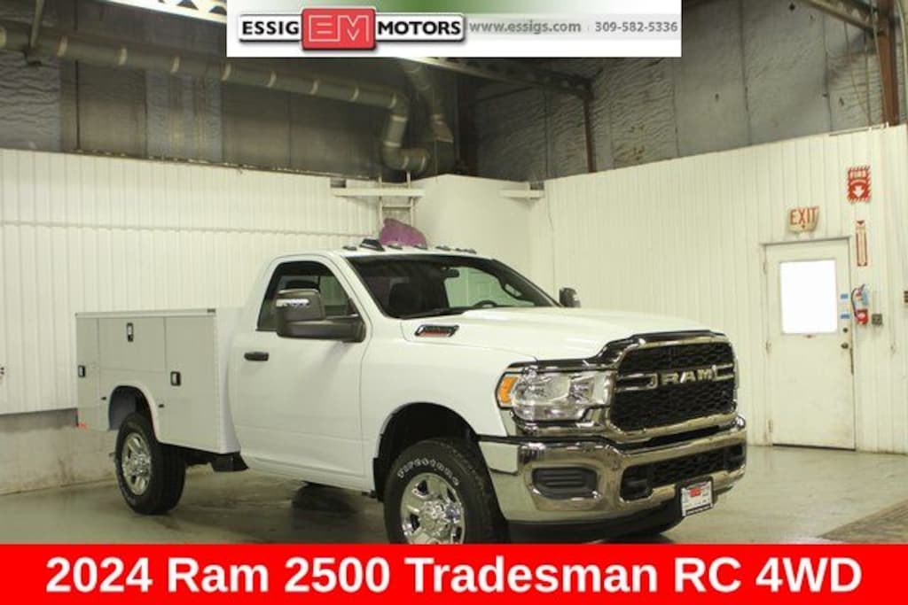New 2024 Ram 2500 TRADESMAN REGULAR CAB 4X4 8' BOX Pickup