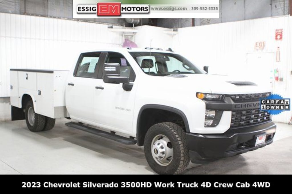 Used 2023 Chevrolet Silverado 3500 HD Chassis Work Truck Truck Crew Cab
