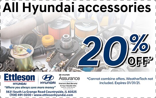 20% off Hyundai Accessories | Ettleson Hyundai