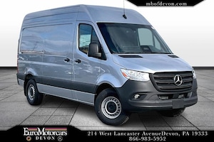 2026 Mercedes-Benz Sprinter Cargo Van 2500 Standard Roof I4 HO Diesel 144in WB RWD W1Y4NBHY0TT606633 260029 Hightech Silver