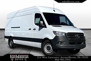 2025 Mercedes-Benz Sprinter Cargo Van 2500 High Roof I4 Diesel HO 170in WB RWD W1Y4NCHY6ST195355 250005 Arctic White