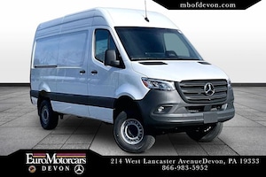 2026 Mercedes-Benz Sprinter Cargo Van 2500 Standard Roof I4 Diesel HO 144in WB AWD W1Y4NBVY0TT610587 260046 Arctic White